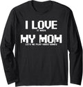 I Love My Mom Gamer Boy Long Sleeve Tee