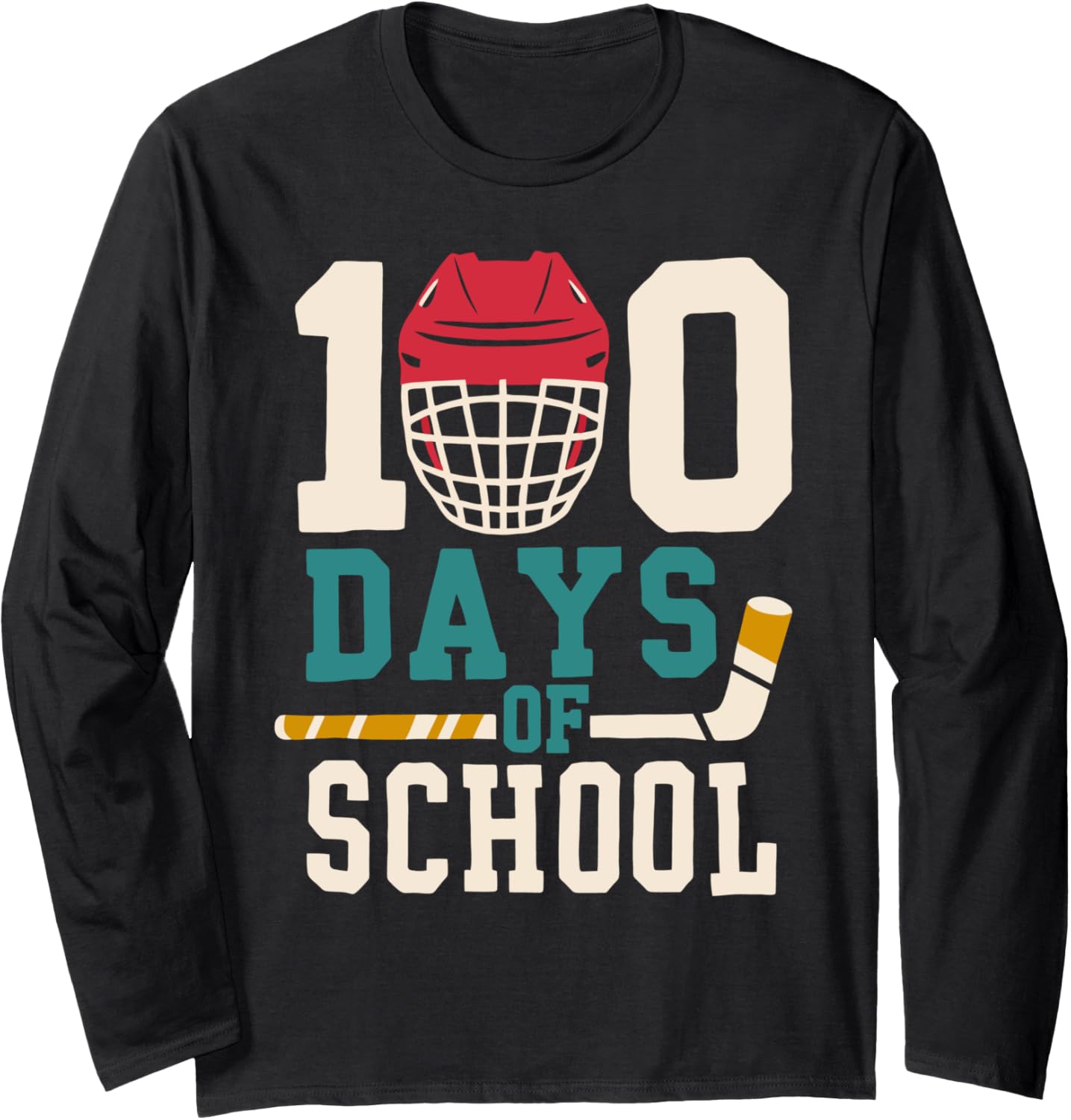 100 Days of School Hockey Celebration Tee