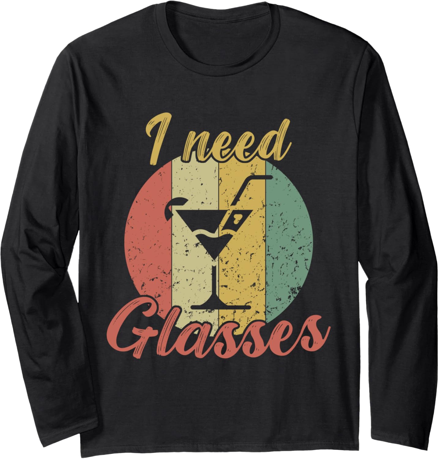 Stylish Cocktail Long Sleeve Tee for Glasses Lovers  Cocktail Smoker Beaker Set - Mix & Infuse in Style