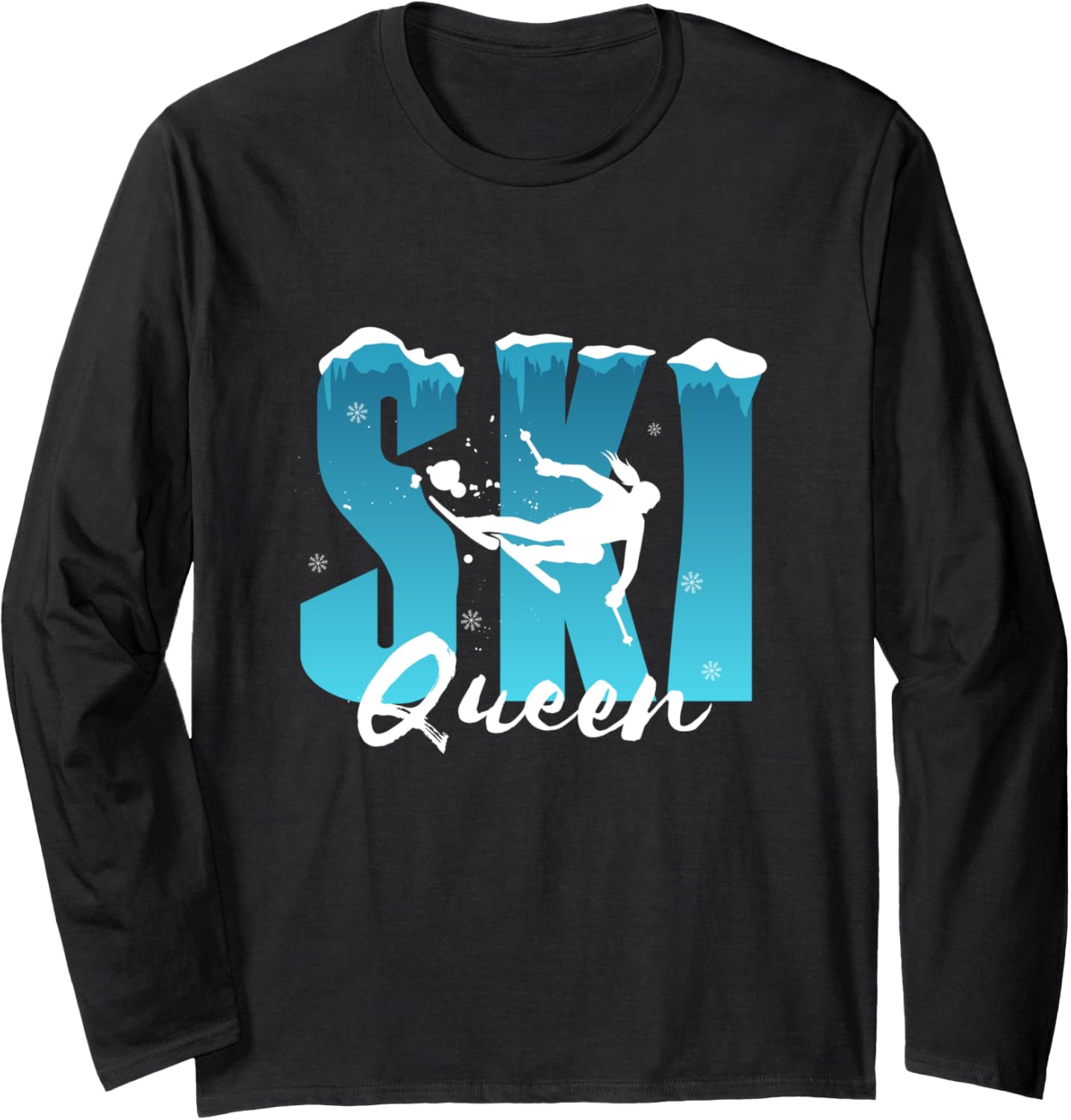Ski Queen Long Sleeve Tee for Stylish Shredders