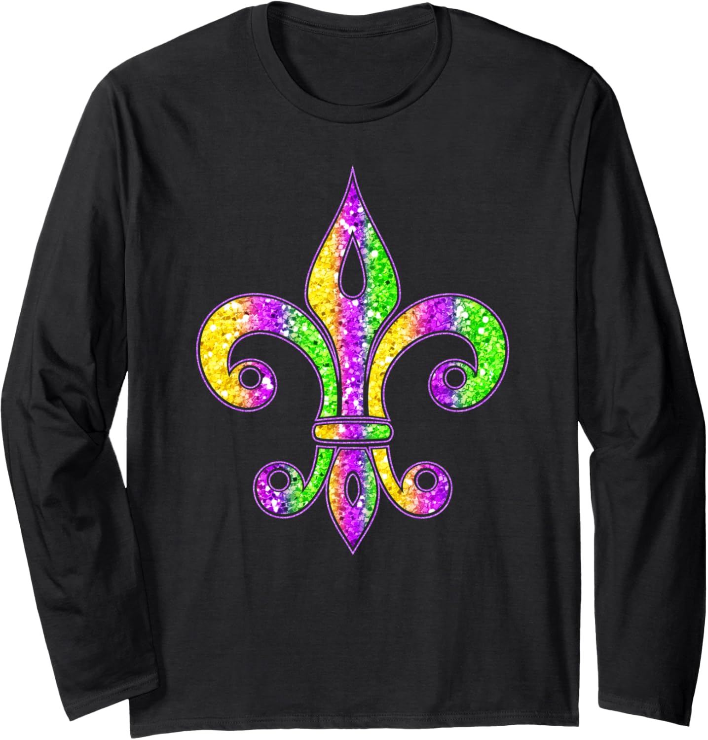 Mardi Gras Symbol Long Sleeve Shirt