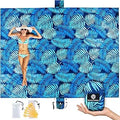 Lightweight Beach Blanket Oversized 107in x 77in - Sandproof