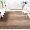 Vision Area Rug 9 ft x 12 ft - Light Brown Modern Ombre Tonal Chic