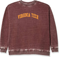 chicka-d Women's Campus Crew - Soft Vintage Burnout Fleece LLC