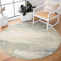 Adirondack 8 ft Round Area Rug - Durable, Non-Shedding Style