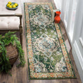 SAFAVIEH Monaco Runner Rug 2ft2ft x 20ft - Durable Forest Green Runner