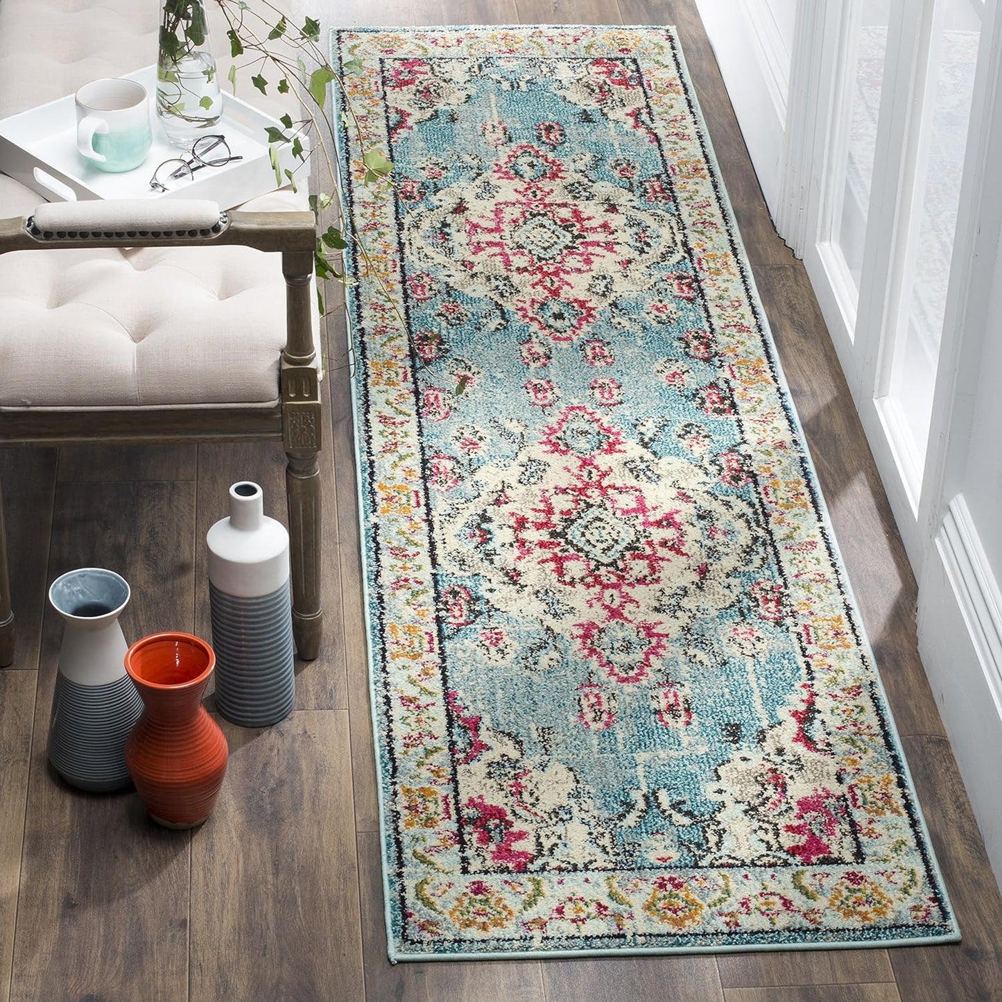 SAFAVIEH Monaco Collection Runner Rug - Stylish & Durable Design