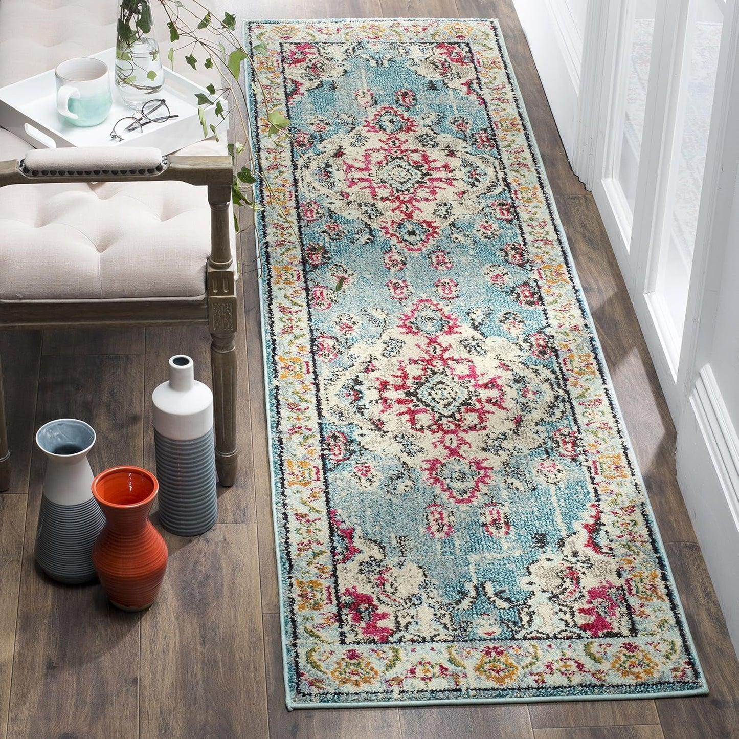 SAFAVIEH Monaco Collection Runner Rug - Stylish & Durable Design