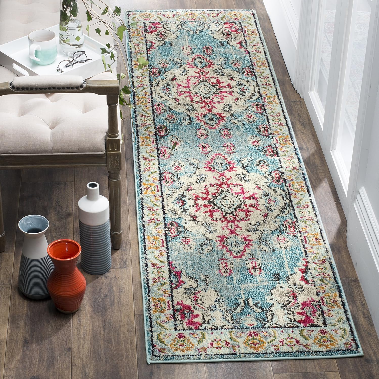 SAFAVIEH Monaco Collection Runner Rug - Stylish & Durable Design