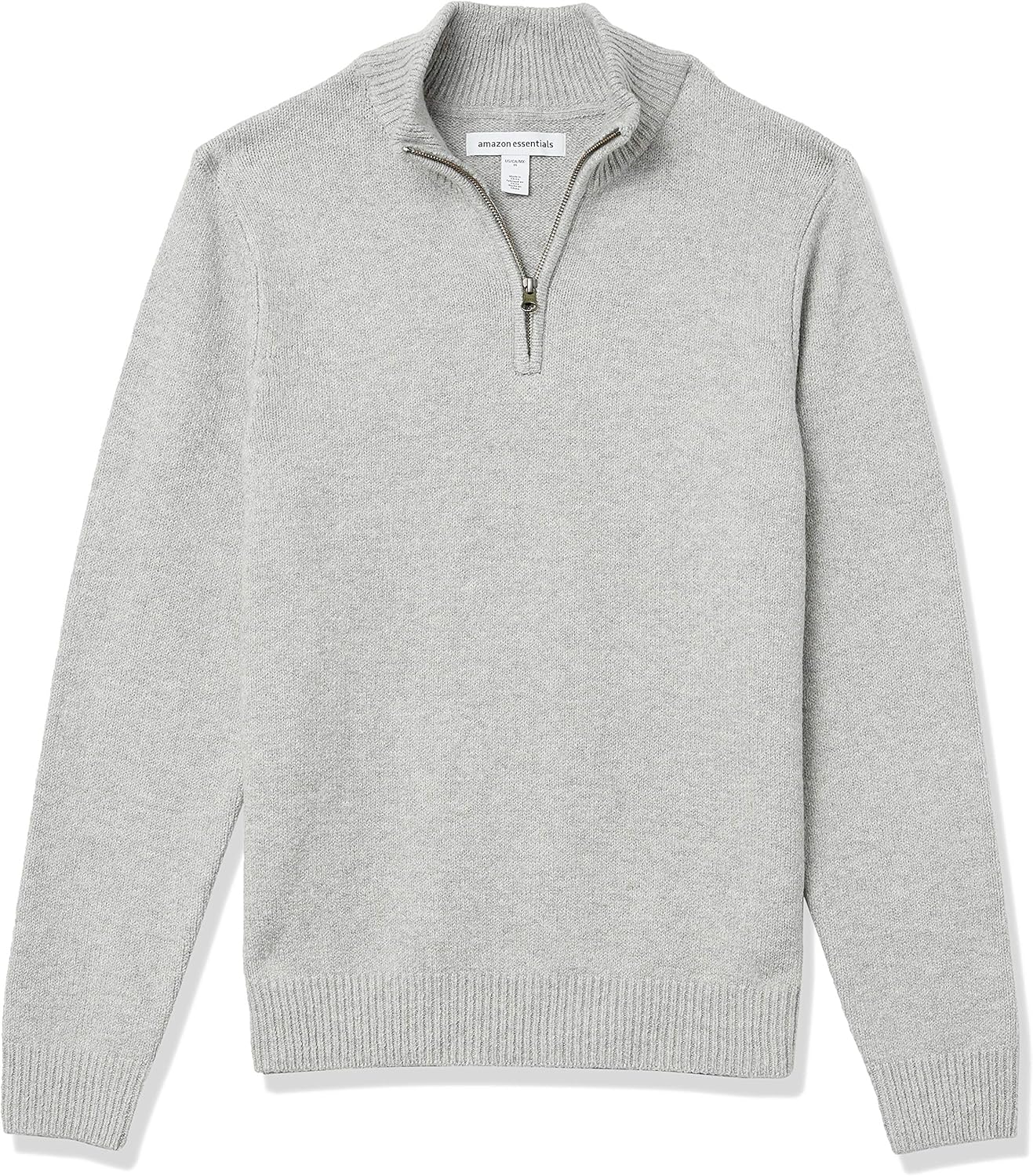 Men's Long-Sleeve Soft Touch Quarter-Zip Sweater for Comfort