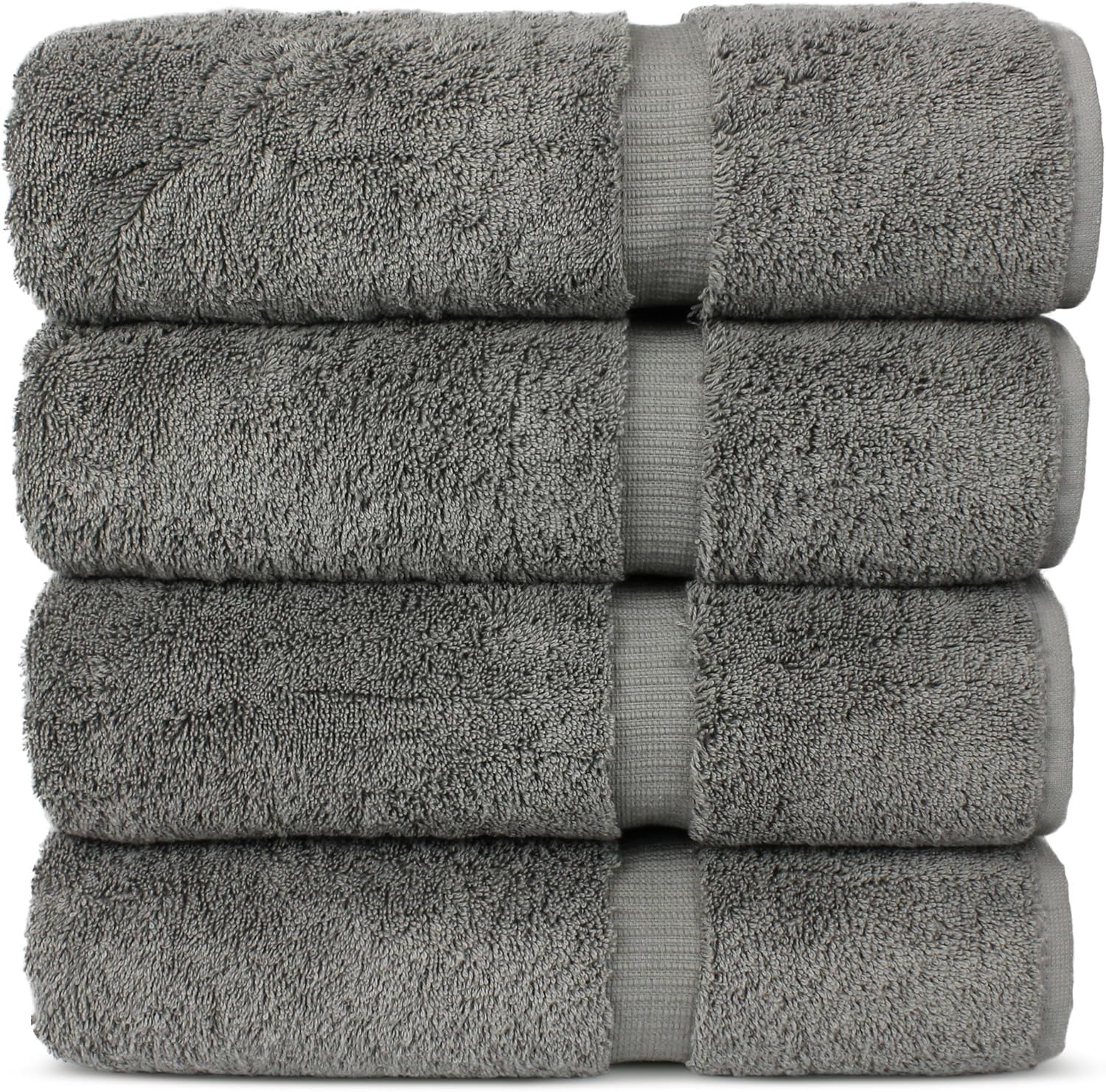 Chakir Turkish Linens Premium Cotton Bath Towels - 4-Piece Set