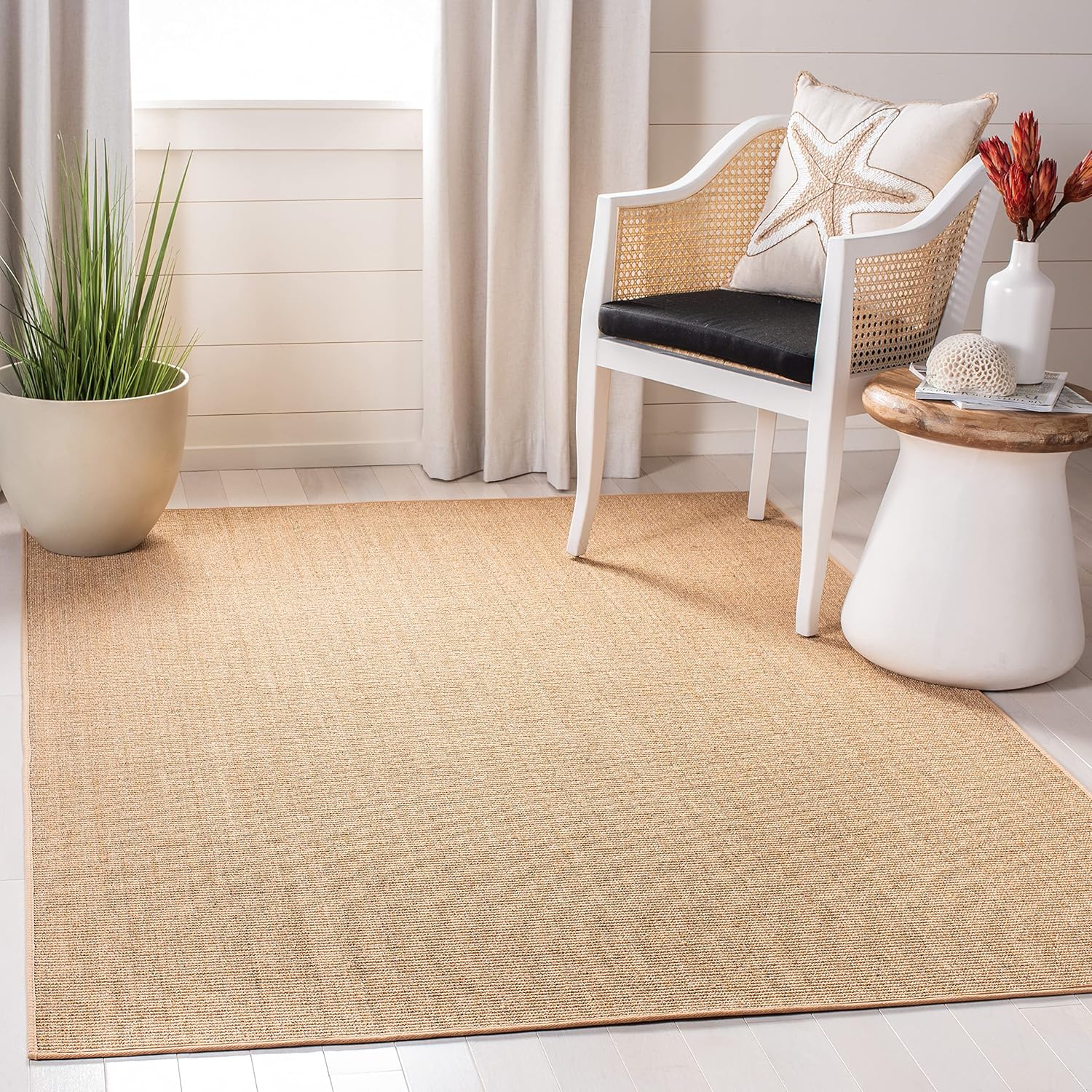 Martha Stewart x SAFAVIEH Area Rug Collection - 5ft x 7ft Beige