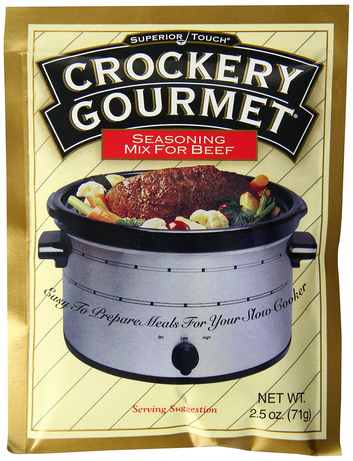 Crockery Gourmet Seasoning Mix For Beef - Perfect for Dishes