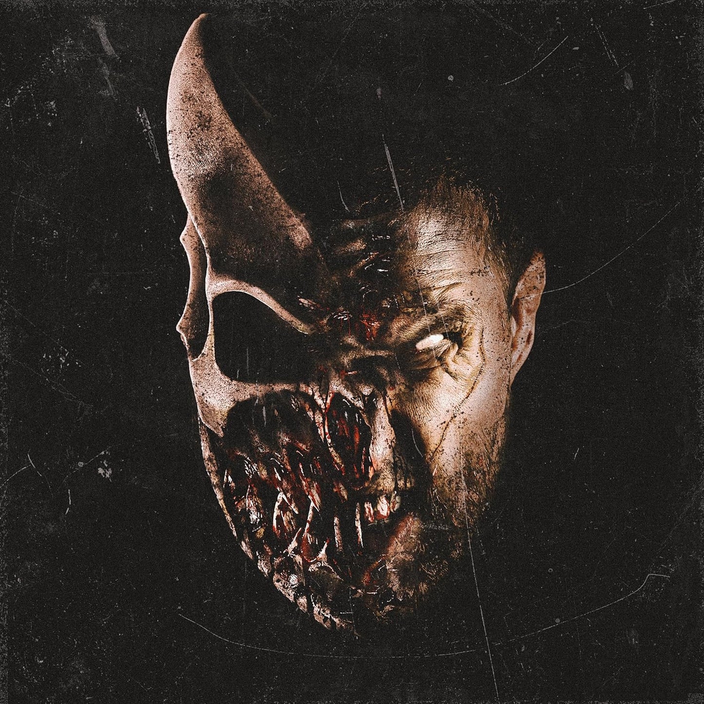 GRIZZLY Bone/Black-Burgundy Splatter LP for Music Lovers