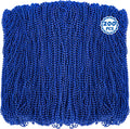 200 PCS Beaded Necklace 33 in Mardi Gras Beads - Bulk Blue Party Beads