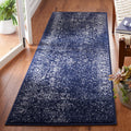 SAFAVIEH Adirondack Runner Rug 2ft 6in x 12ft - Navy & Ivory