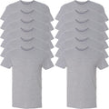Mens Eversoft Cotton T Shirts Pack of 12 - Breathable, Moisture