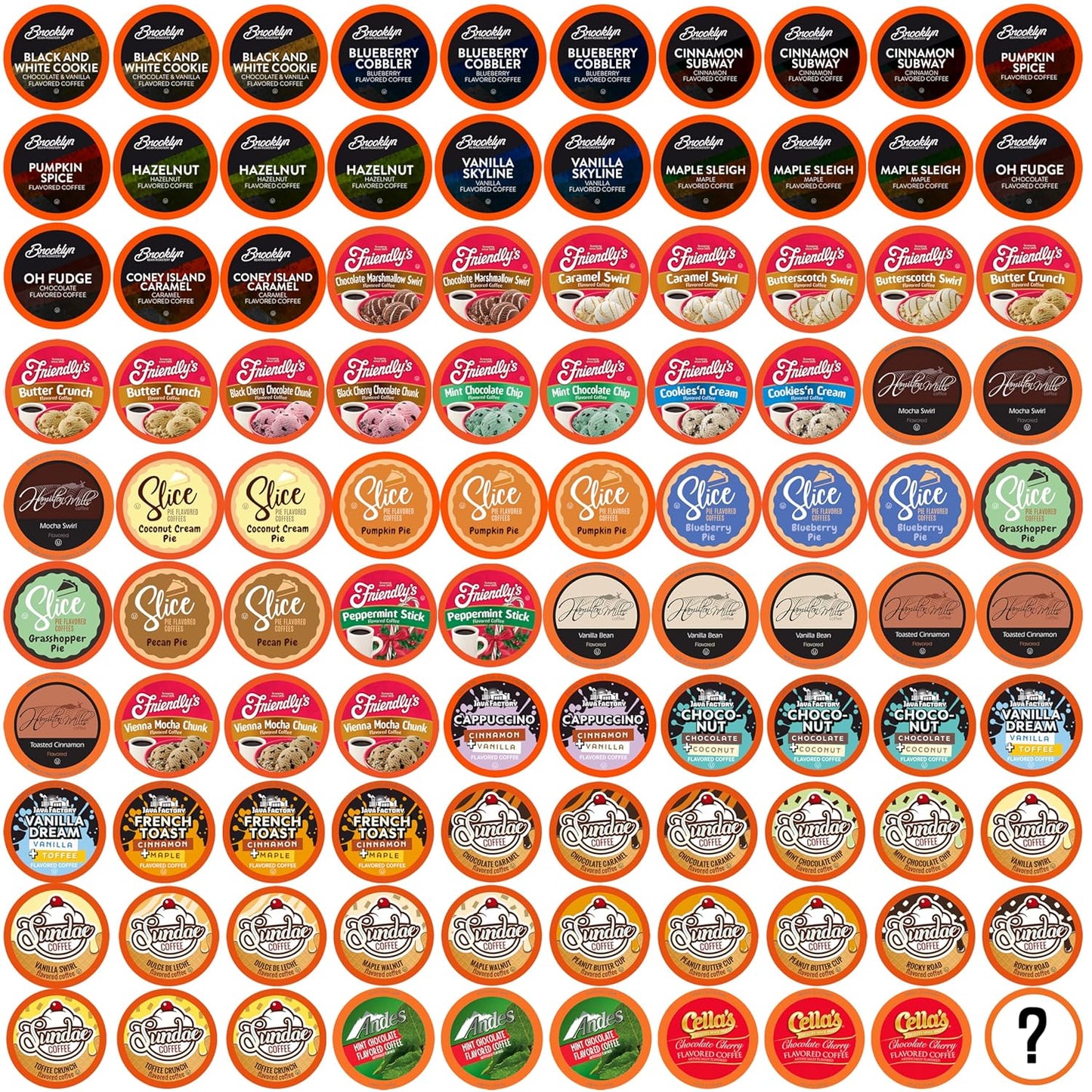 Two Rivers Coffee Pods Assorted Flavored Coffee 100 Count
