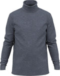 Mens Cotton Turtleneck Pullover Sweater - True Fit, Mid-Weight