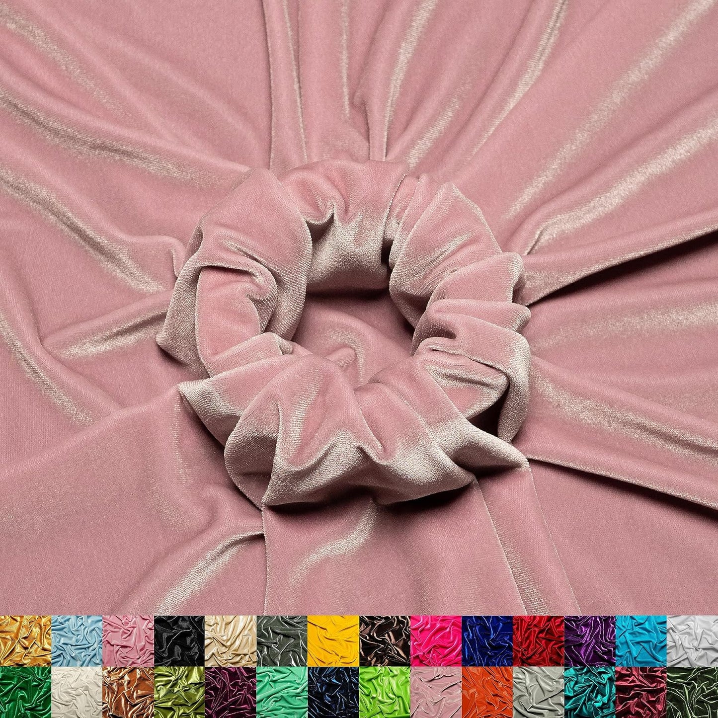 Stretch Velvet Fabric for Sewing Clothes and Crafts - Lavender