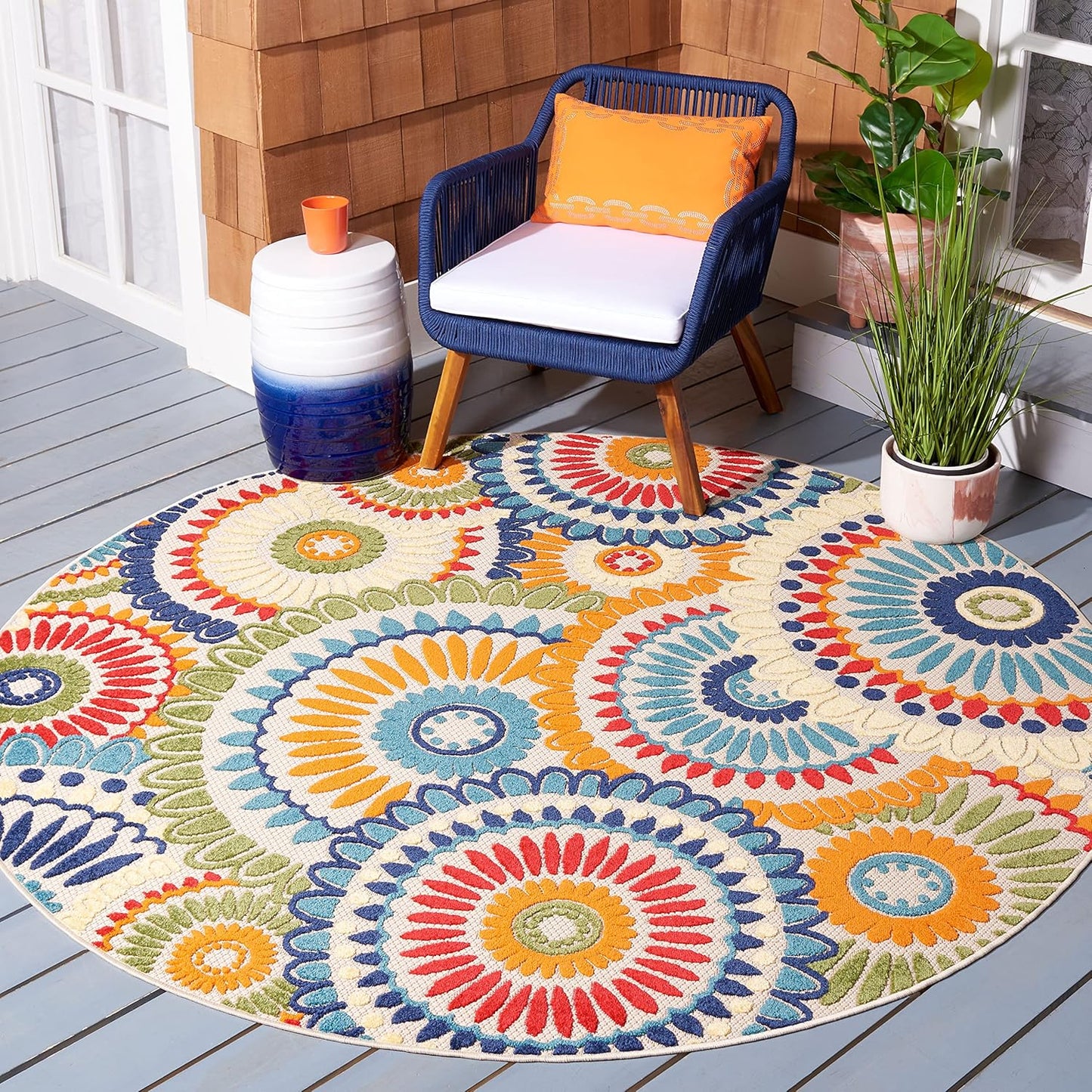 SAFAVIEH Cabana Collection Area Rug - Stylish and Durable Design