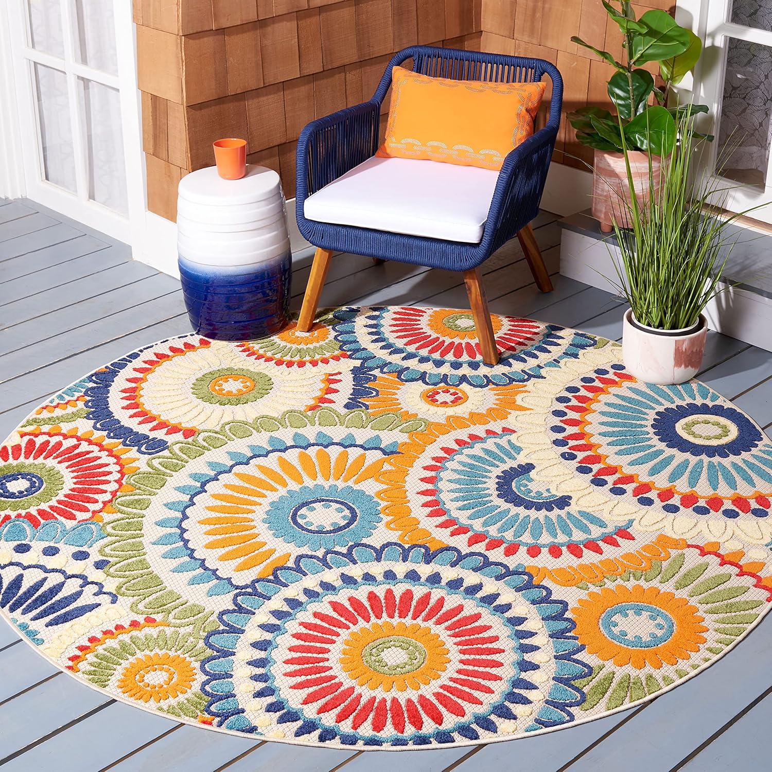 SAFAVIEH Cabana Collection Area Rug - Stylish and Durable Design