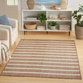 Positano Indoor/Outdoor Jute Ivory 5 ft x 7 ft Rug - Easy Clean