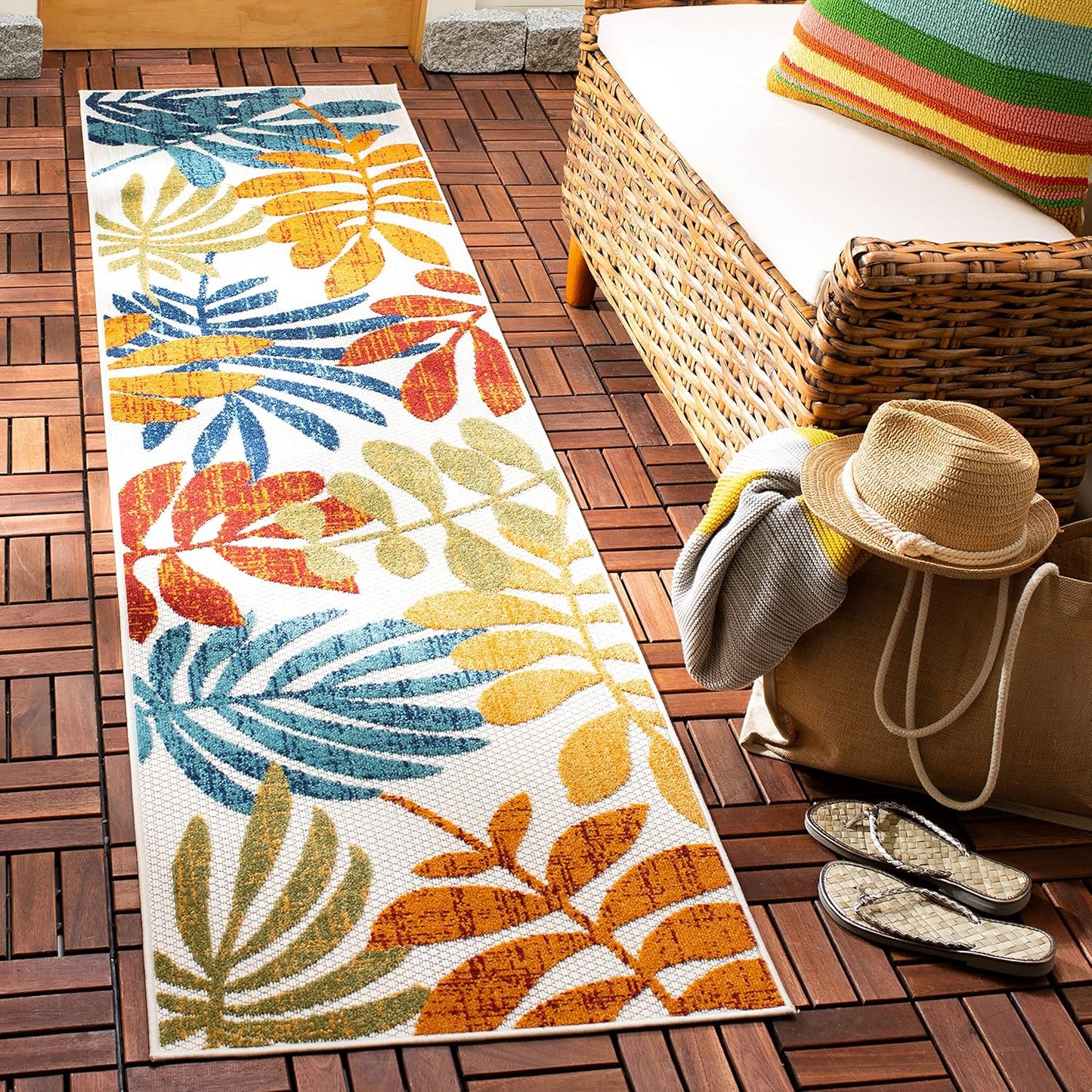 SAFAVIEH Cabana Collection Runner Rug - Stylish & Durable Design