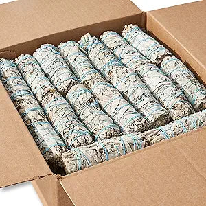 25 White Sage Smudge Sticks for Cleansing Energy and Purifying