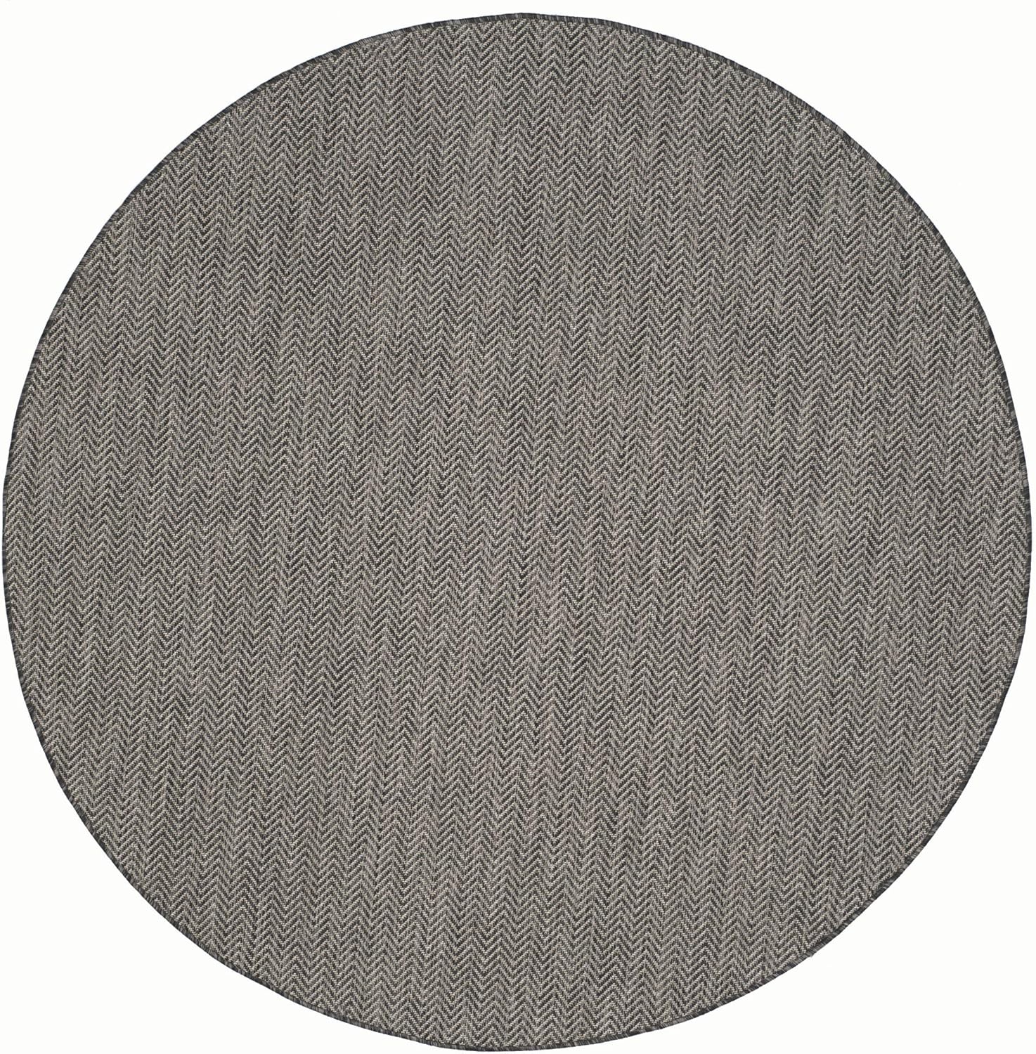SAFAVIEH Courtyard Collection CY8022 Round Rug for Indoor Outdoor