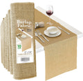 Burlap Table Runners 12 x 108 in 10 Pack - Rustic Farmhouse Decor