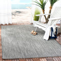 SAFAVIEH Courtyard Area Rug 6ft 7in Square - Durable Indoor/Outdoor