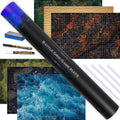 DND Expansion Pack Game Mats - 6 Terrains, Instant Flat Play