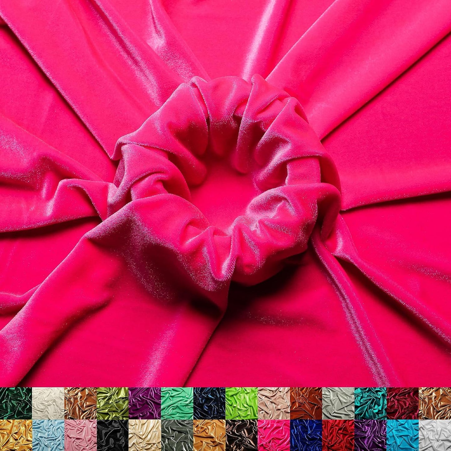 Soft Stretch Velvet Fabric for Sewing Clothes and Crafts