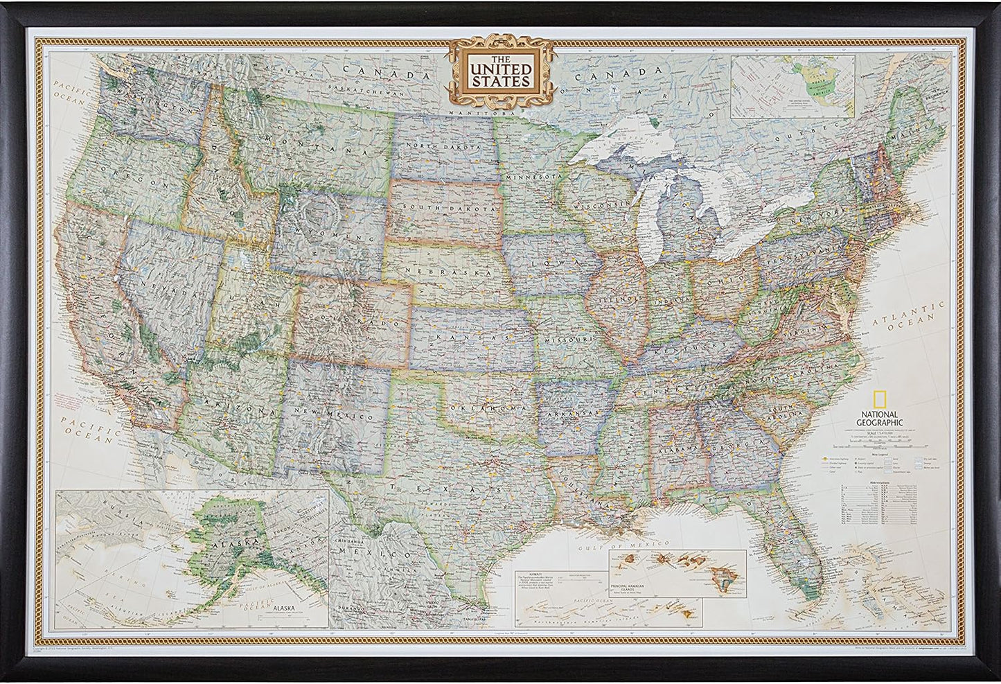 Wayfarer Push Pin Travel Map for Tracking Your Adventures