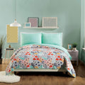 Mayflower Blush King Quilt Set by Elizabeth Olwen