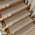 Deerly Linen Stair Treads 15pcs Peel and Stick Stair Runner - Safe