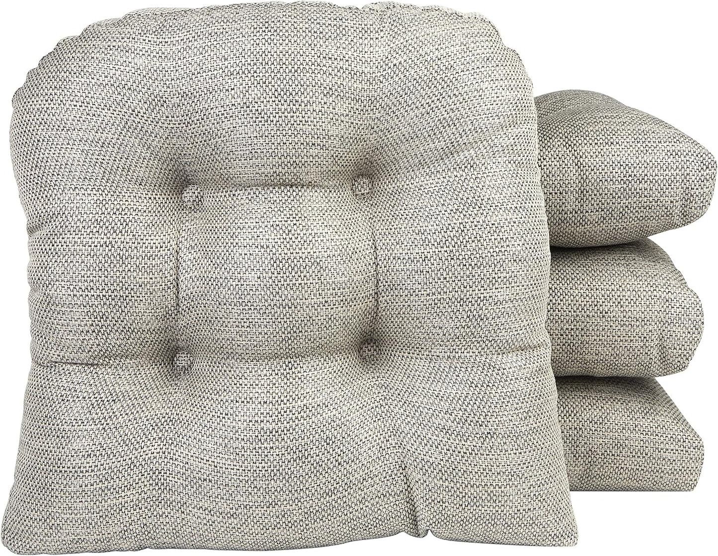 Klear Vu Gripper Non-Slip Dining Chair Cushions for Comfort