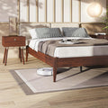 Bme Dinkee 15ft Solid Wood Platform Bed Frame Twin - Minimalist