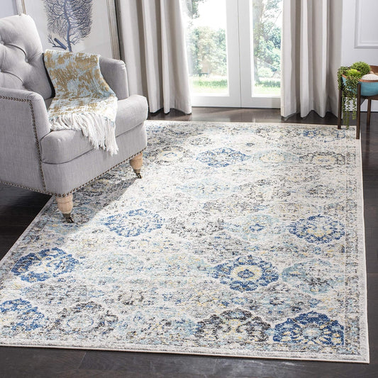 SAFAVIEH Madison Collection Area Rug - Boho Chic Design 5ft 3in x 7ft6