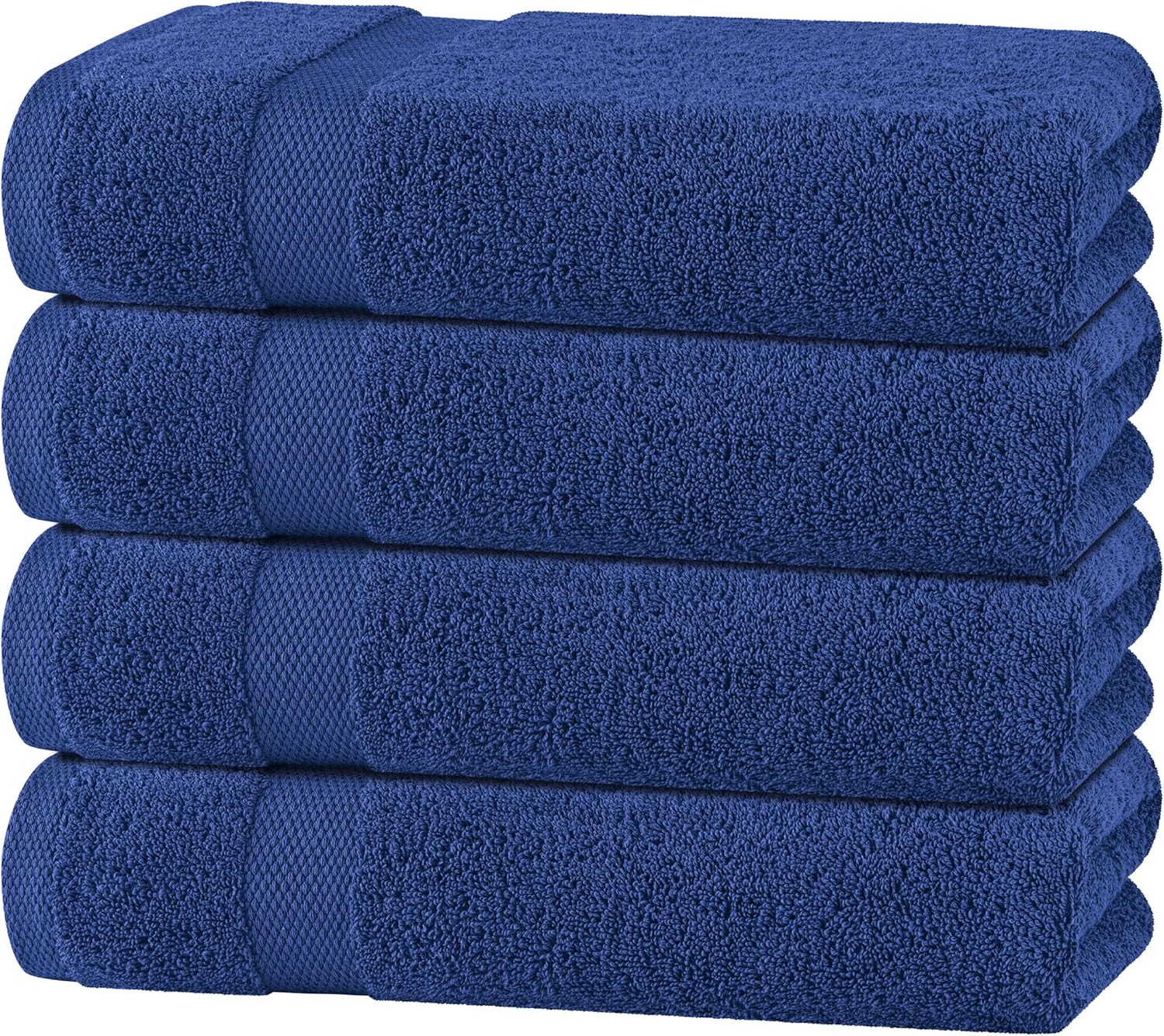 Soft Extra Absorbent Navy Blue Bath Towels for Home and Spa