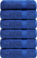 Ample Decor Hand Towel 18 x 28 in 600 GSM Set of 6 - Soft, Absorbent