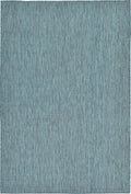 Casual Transitional Solid Heathered Indoor/Outdoor Area Rug - Durable