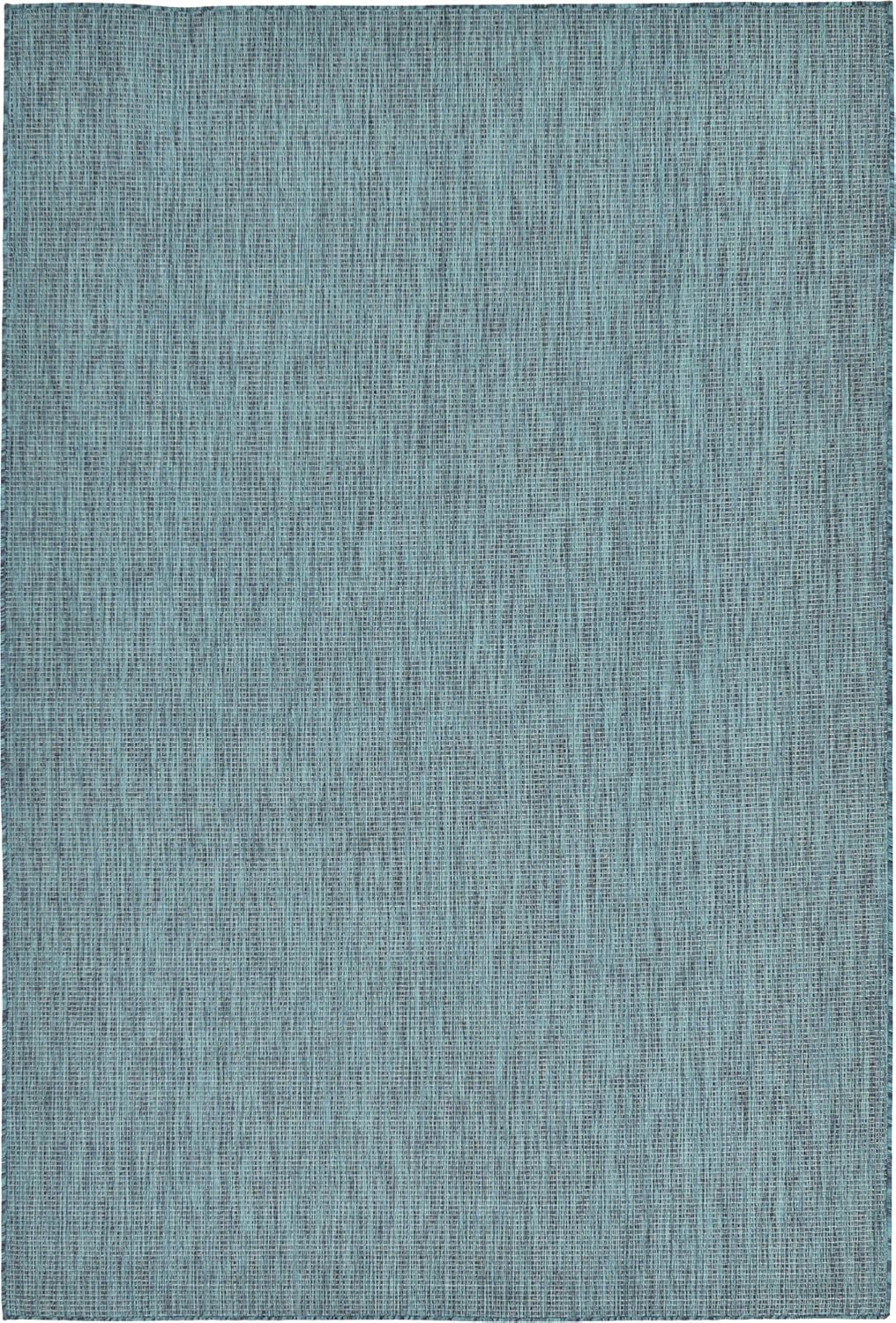 Unique Loom Casual Transitional Solid Heathered Area Rug 6ft 1in x 9ft