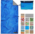ECCOSOPHY Microfiber Beach Towel - Sand Free, Quick Dry, Oversized