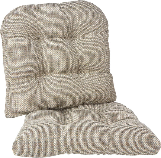 Klear Vu Gripper Overstuffed Non-Slip Dining Chair Cushions