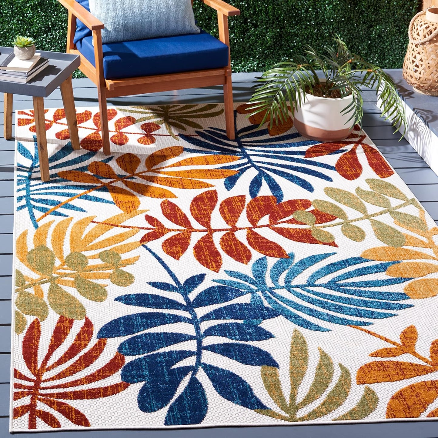 SAFAVIEH Cabana Collection Area Rug - Stylish Indoor/Outdoor Use