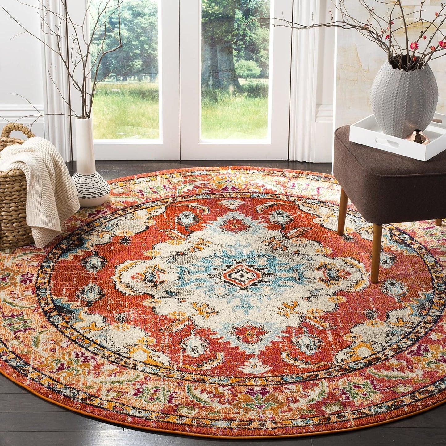 SAFAVIEH Monaco Collection Area Rug - Boho Chic Design