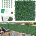 20x20in 20Pcs Grass Wall Panels - Lush UV Resistant Greenery Backdrop