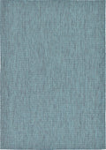Heathered Indoor/Outdoor Flatweave Area Rug 7ft 1in x 10ft for Home